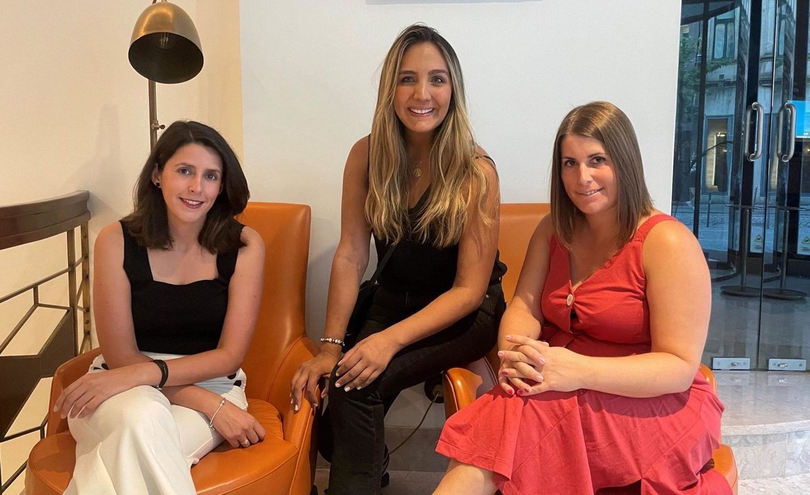 En la imagen, de izquierda a derecha, Lucía Canle, Laura Cepeda y Judit Gómez; nuevas incorporaciones al equipo de RTB House España
