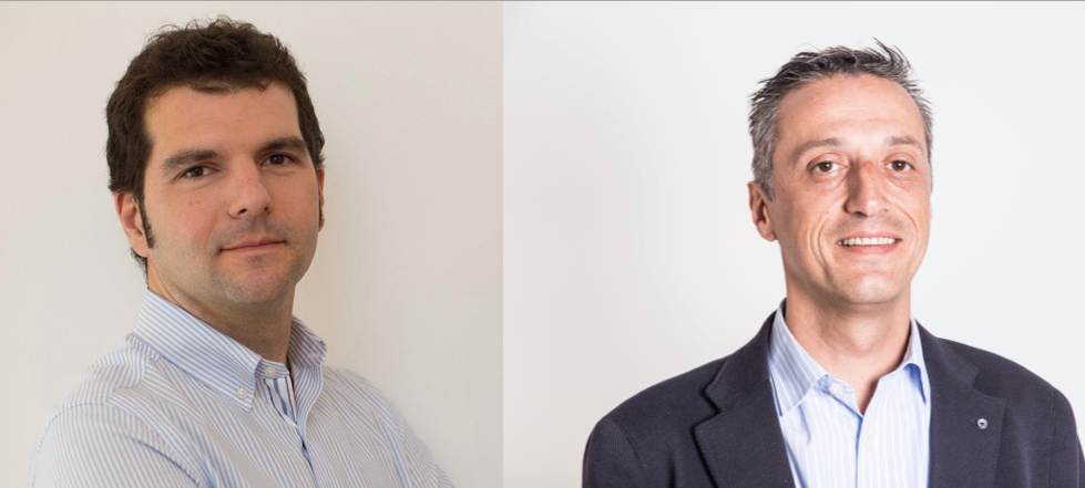 Sergio Fernandez de Tejada, director general de Espa&ntilde;a dcoupon / Scanbuy; y Sergi Cardona, director de Marketing dcoupon.