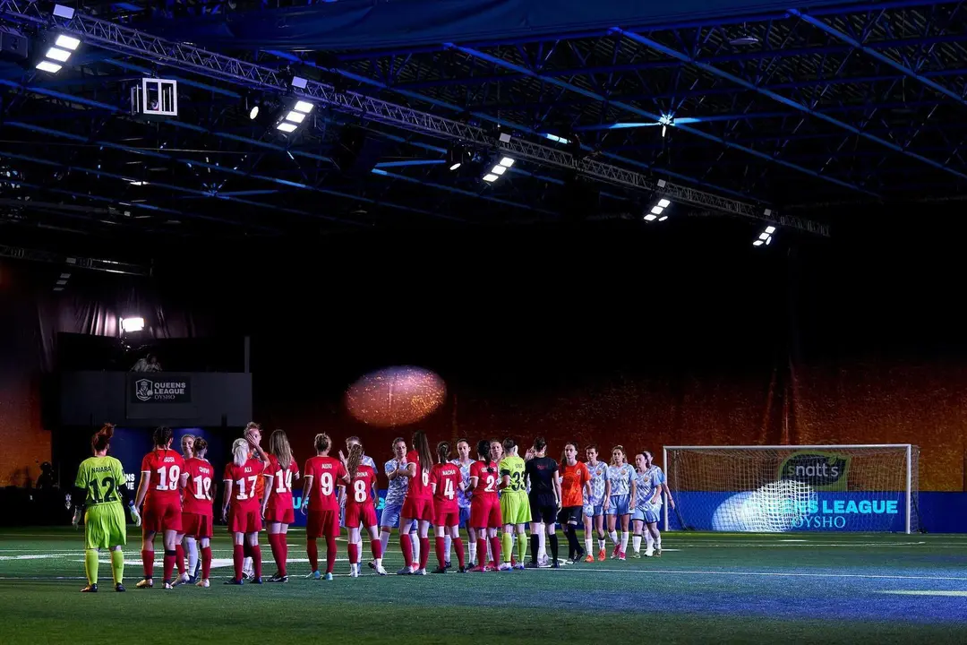 BARCELONA, SPAIN - MAY 13: Queens League Oysho 2023 at Cupra Arena on May 13, 2023 in Barcelona, Spain. (Photo by Mateo Villalba/Quality Sport Images/Kings League)