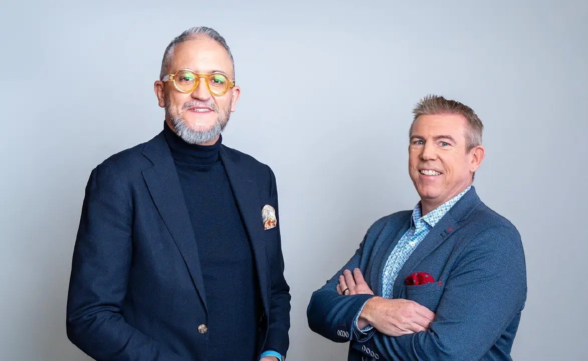 Foto de Alejandro Romero y Jeff Lambert