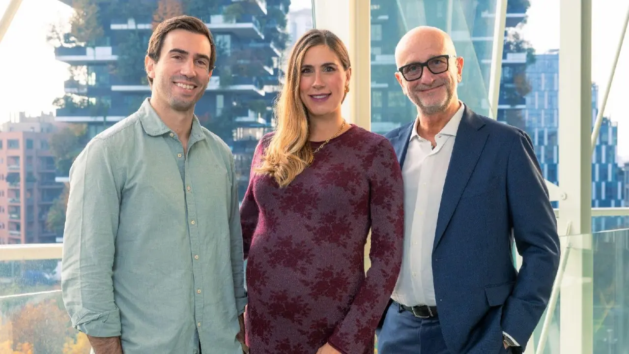 Foto de Carlos, Eliana y Fausto