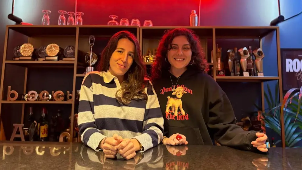 Carmen (izda) y Vic (derecha)