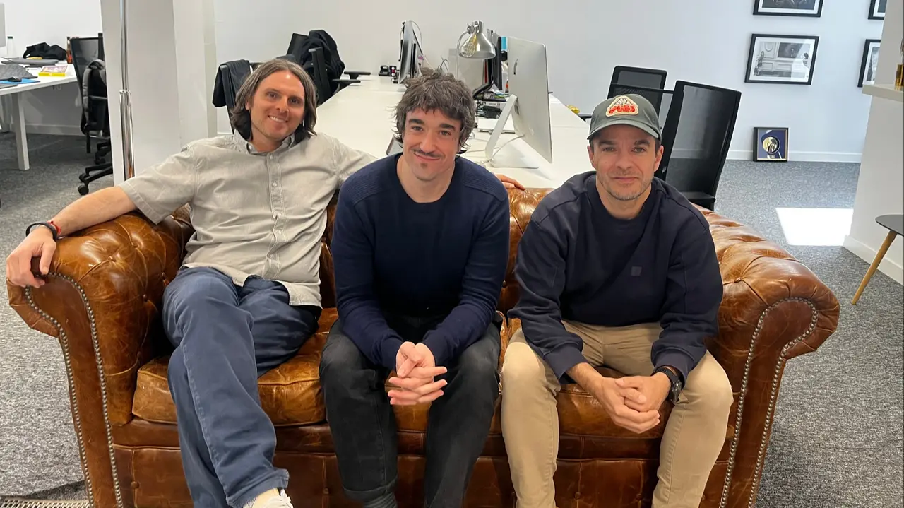 Foto de Beto, Andrés y Jesús
