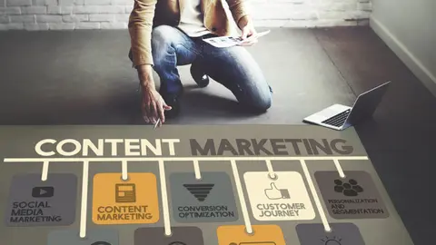 Content Marketing Blog Marketing Advertise Concept