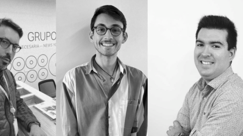 de izquierda a derecha: Jos&eacute; Manuel, Juan Jos&eacute; y Sergio