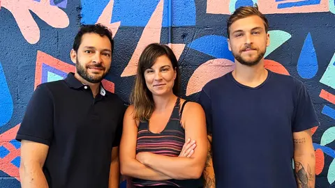 Foto de Rafa, Joana y Lucas