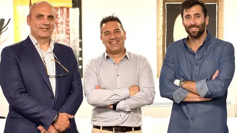 Foto de Pablo, Alberto Mora y Jaime