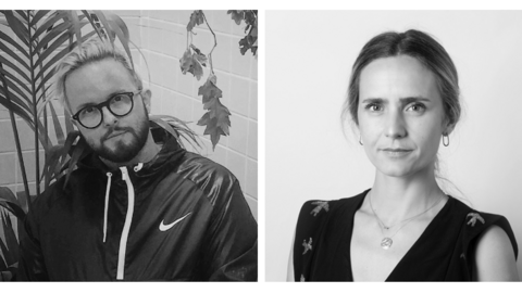 De izquierda a derecha: Romulus Petcan, Gabriel Gherca, B&eacute;n&eacute;dicte Pelletan et Aur&eacute;lie Breton