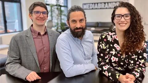 De izquierda a derecha: Silviu Eftimie, Miguel Colomer y Cristina Lera - IPG Mediabrands