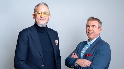 Foto de Alejandro Romero y Jeff Lambert