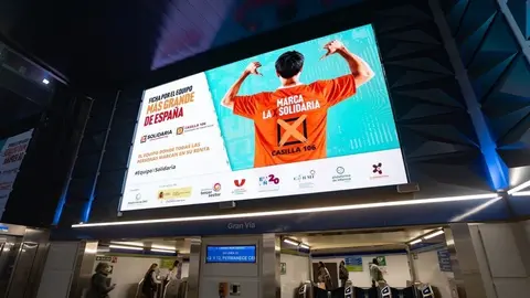 x solidaria5 led de gran via