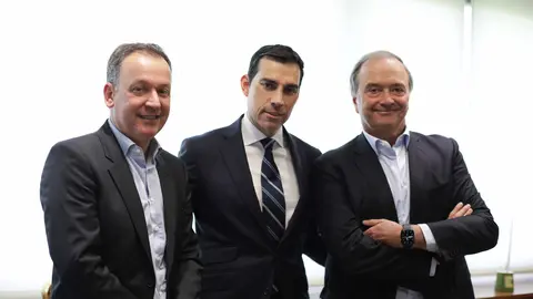 De izq. a derecha: Manel Urquijo, Pablo Pereiro y Jordi Calvet