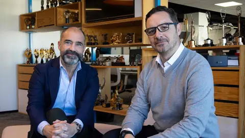 Alejandro Saracho (izda) y Nacho Vázquez (dcha)