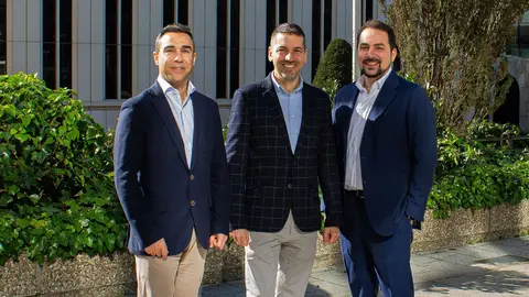 De izquierda a derecha: Daniel, Gonzalo y Luca