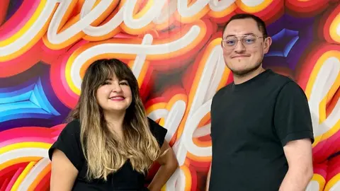 Foto de Pilar y C&eacute;sar