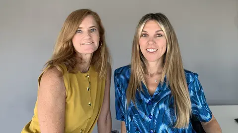 Foto de Cristina Camoyán e Irene González