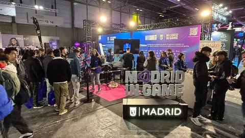 Stand de Madrid in Game en Gamergy 2024