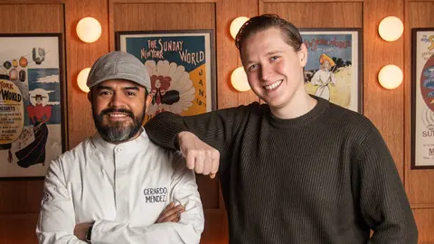Foto de Gerardo Méndez y Diego Santa Rosa
