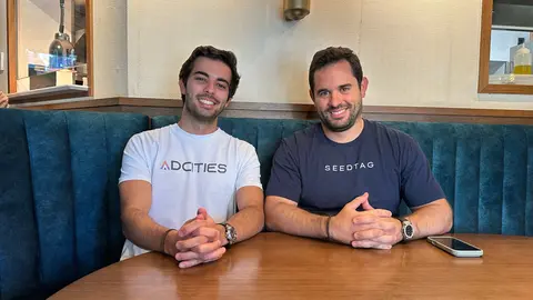 Foto de Manuel Ferreira con Albert Nieto (derecha)