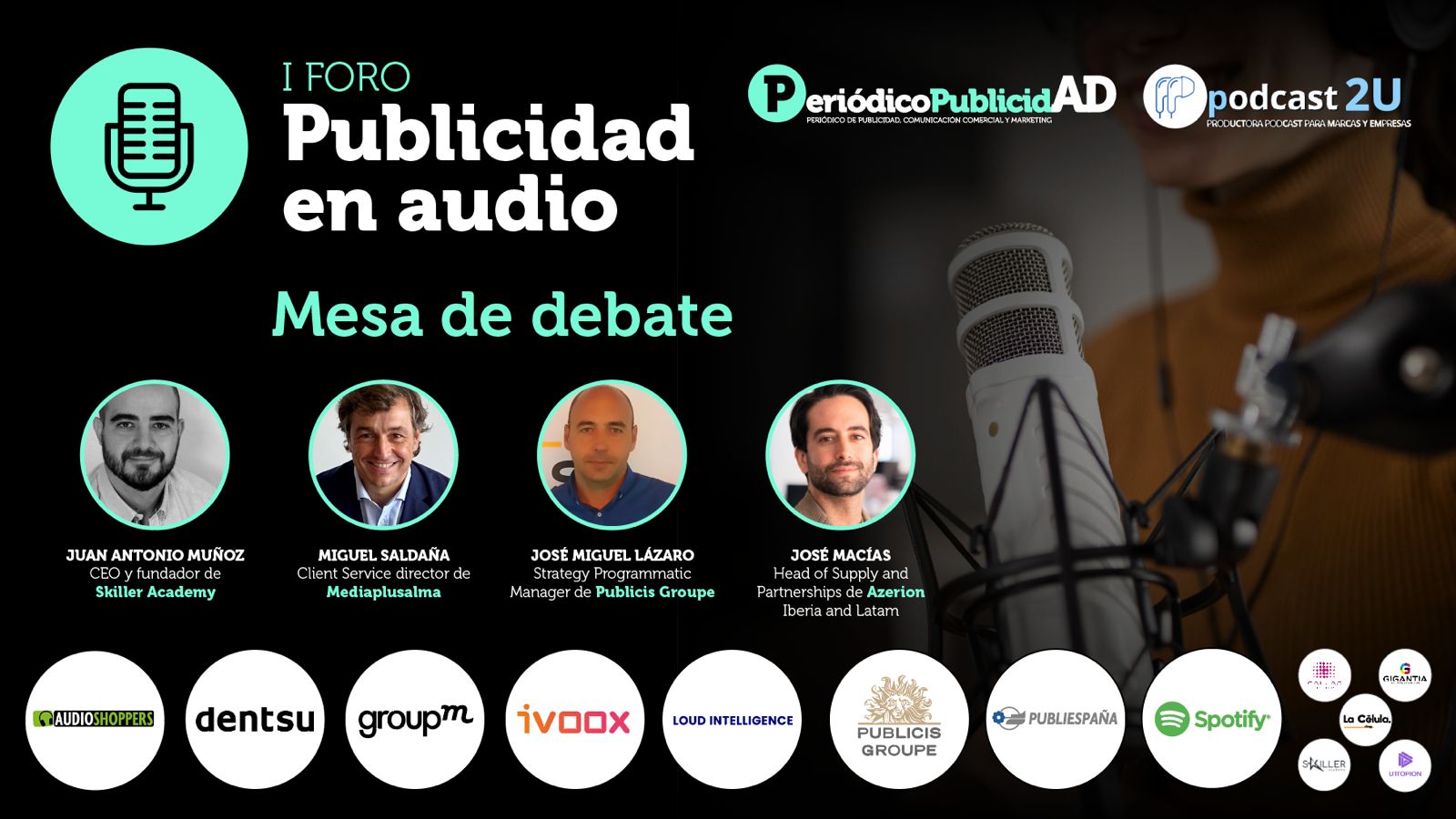 Mesa de debate del #ForoPublicidadAudio